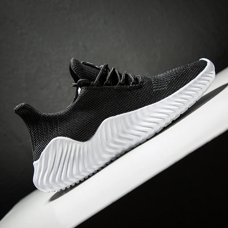 Flyknit кроссовки для мужчин дышащая повседневная мужская обувь светильник большой