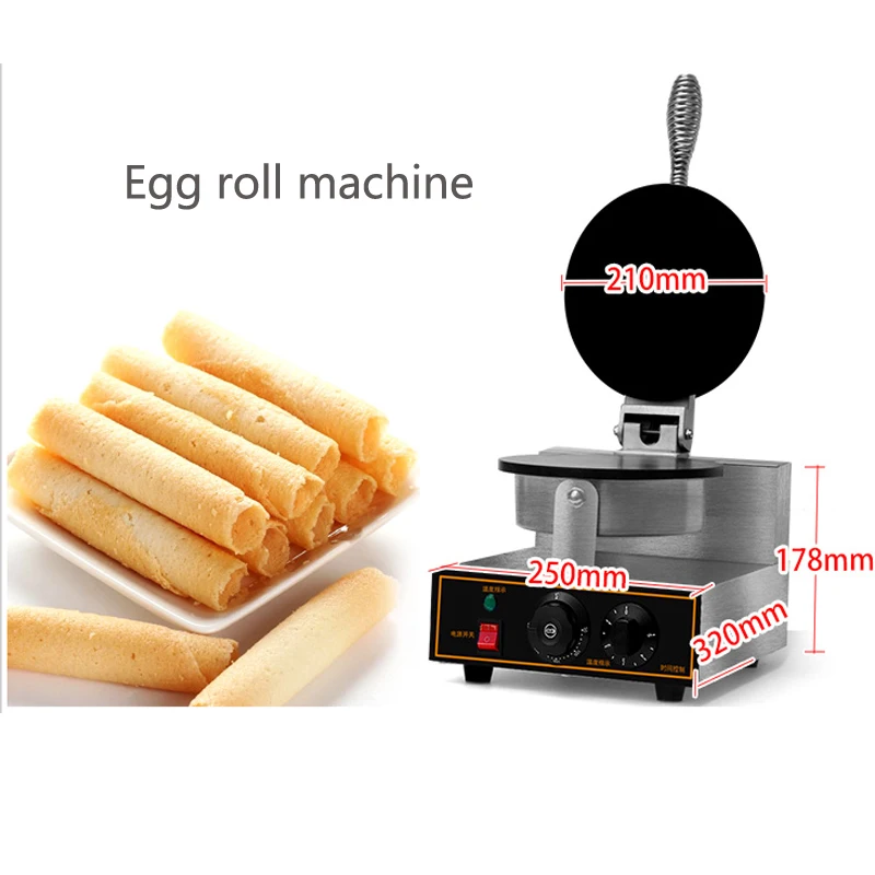Máquina de Sorvete Preço de Fábrica Fabricante de Rolo de Ovo Uso da Família Cone Baking Elétrica –