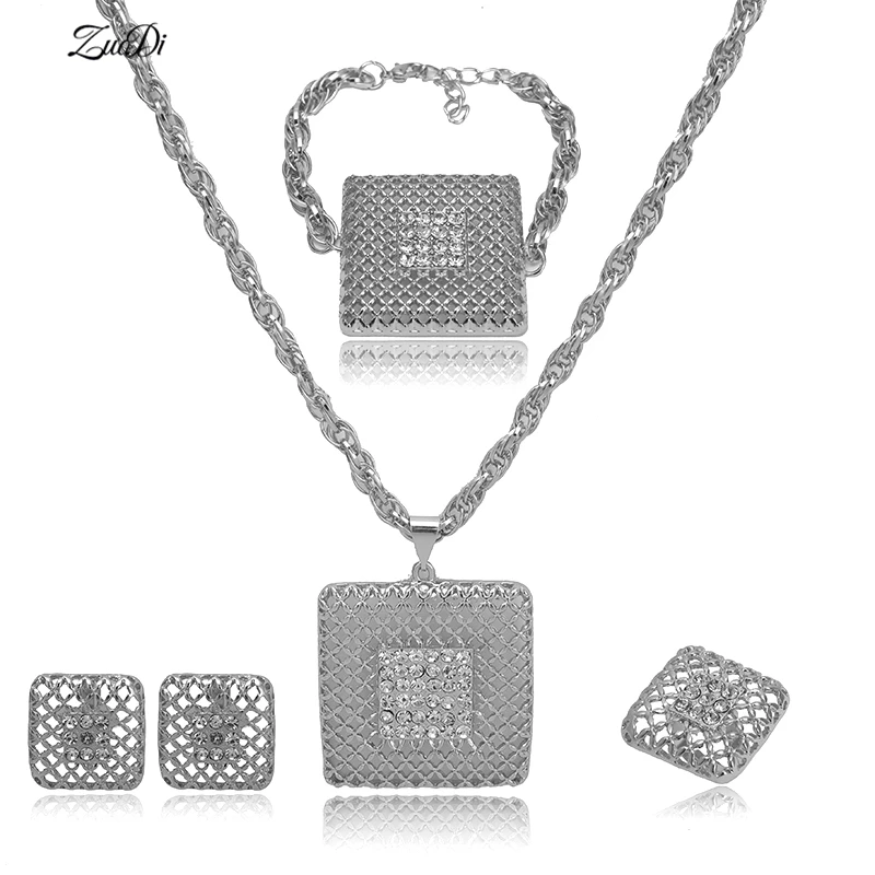 Модные африканские бусины ZuodDi комплект ювелирных изделий оптом 2018 Дубайский