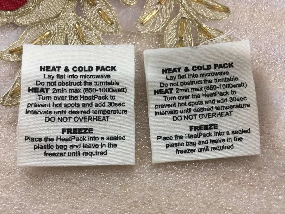 

High Quality Customized Design Cotton Garment Labels For Clothing