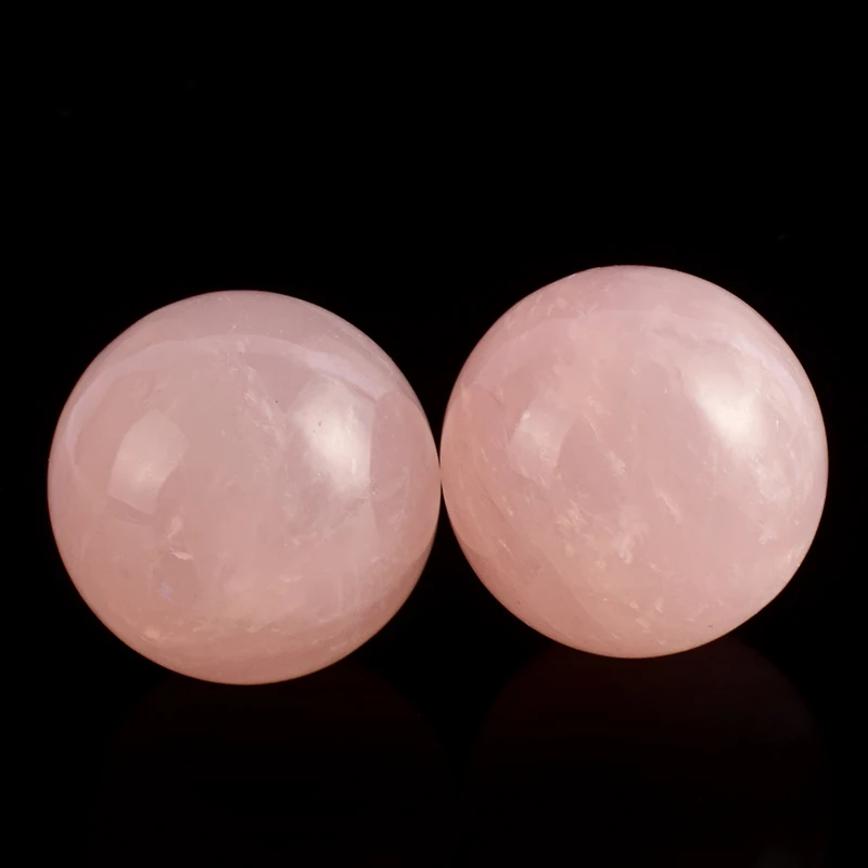 

25 mm Rose quartz ball 2pcs/lot natural crystal mineral sphere home decoration accessory wedding favors and gifts healing
