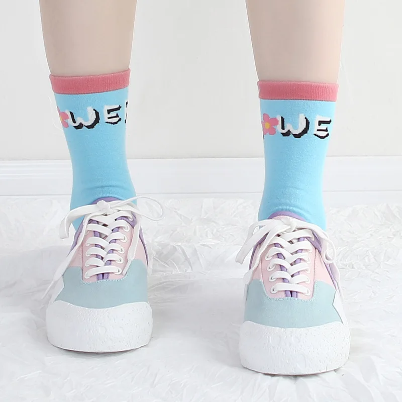 Новинка сезон весна лето носки в Корейском стиле модные уличные Женские