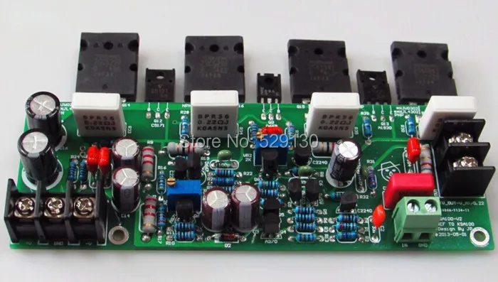 Ссылка дифференциальная схема KSA100 дискретные ламповый усилитель 2SA1943 2SC5200 моно