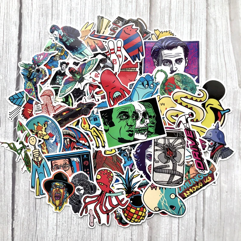 Наклейки граффити в европейском и американском стиле для ноутбука скейтборда