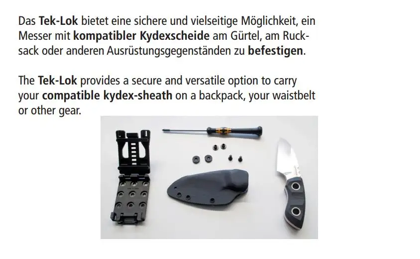 EDC tek lok ножны, скаббард Зажим для ремня зажим для талии Открытый лагерь портативный инструмент фиксированный комплект