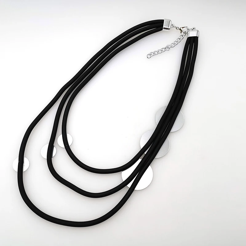 YD&ampYDBZ 2019 New Fashion Neck Collar Women's Short Round Pendant Necklace Leather Wholesale Twenty One Pilots Suspension Chokers |