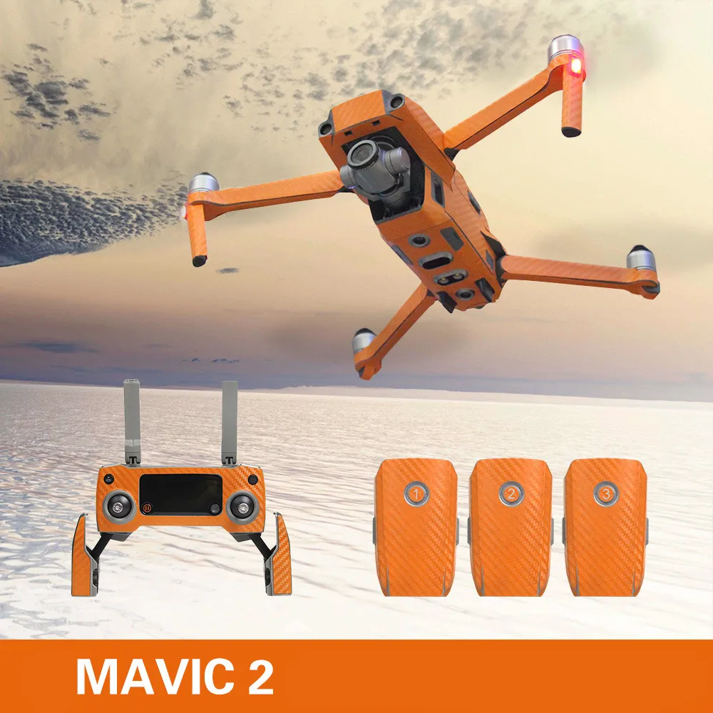 Наклейка из углеродного волокна с защитой от царапин для DJI Mavic 2 PRO/ZOOM наклейка на