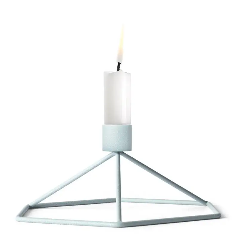 Скандинавский стиль 3D геометрический подсвечник металлический настенный бра