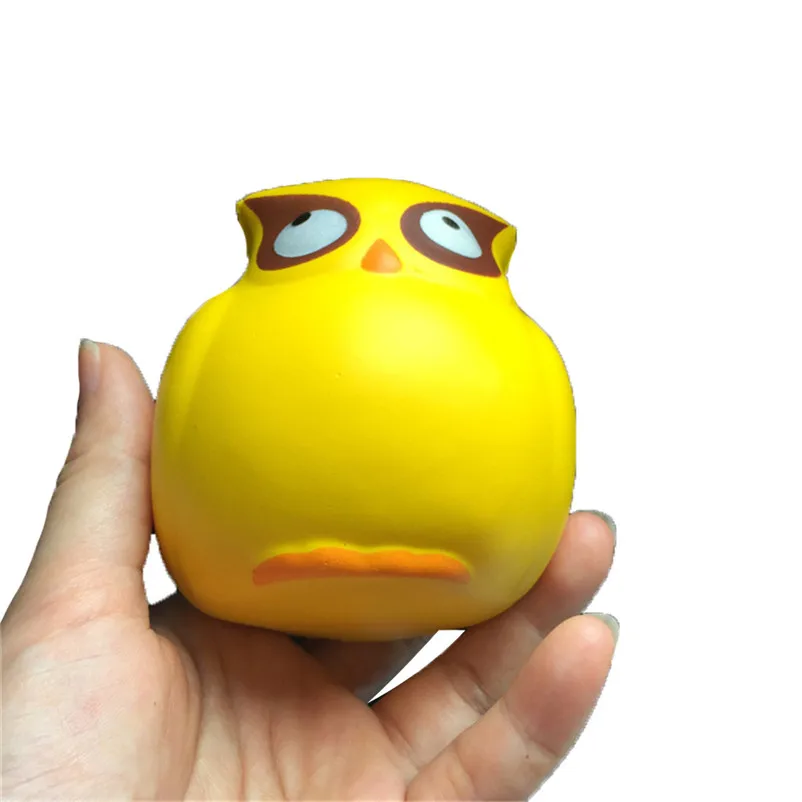 2018 новый желтый Сова душистое замедлить рост коллекция Squeeze снятие стресса