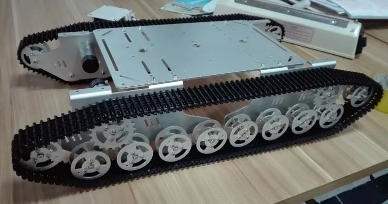 T800 полноприводный металлический гусеничный Танк шасси автомобиль Мобильная