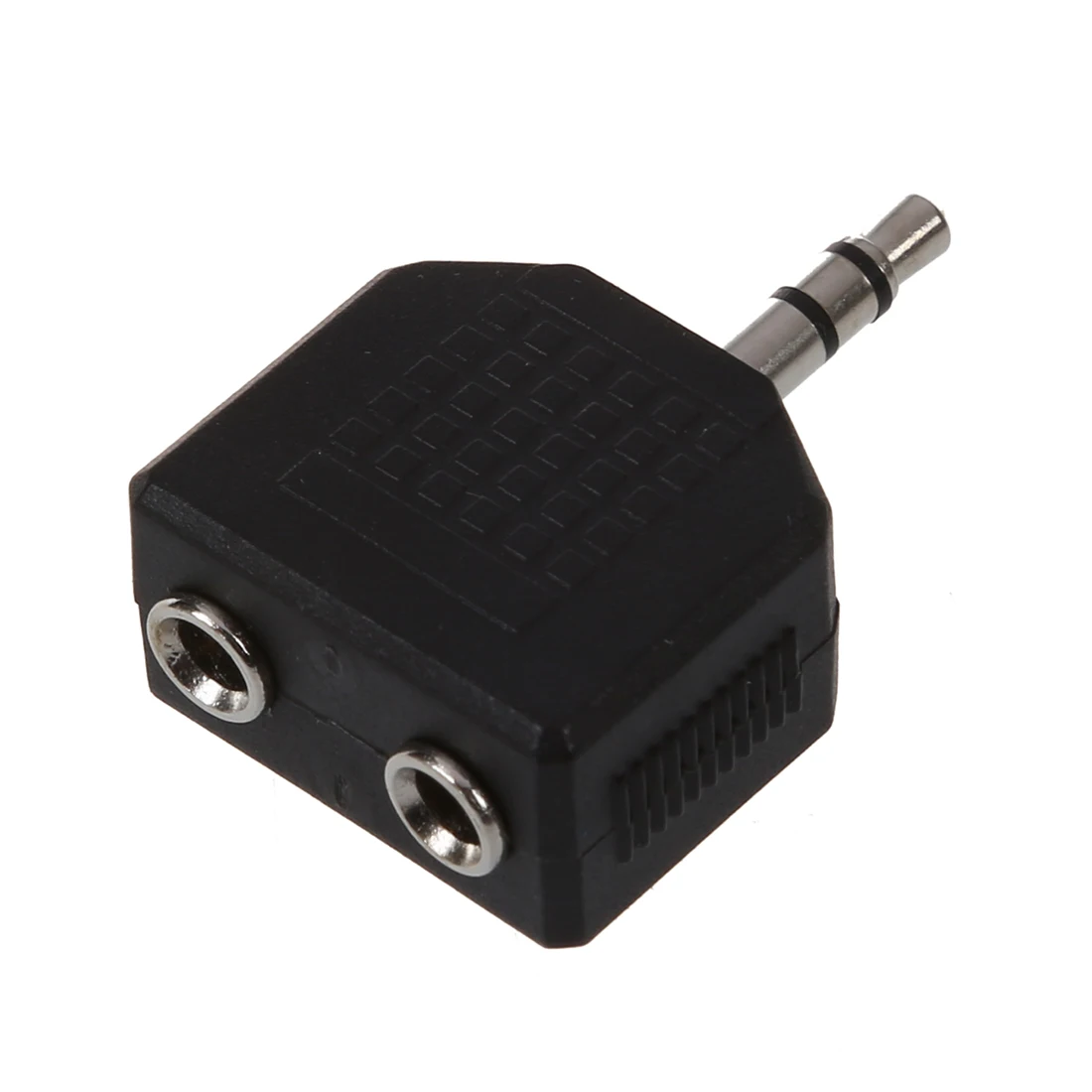 Новый Никель покрытие штекер 3 5 мм стерео для двойной Женский разъем Y сплиттер