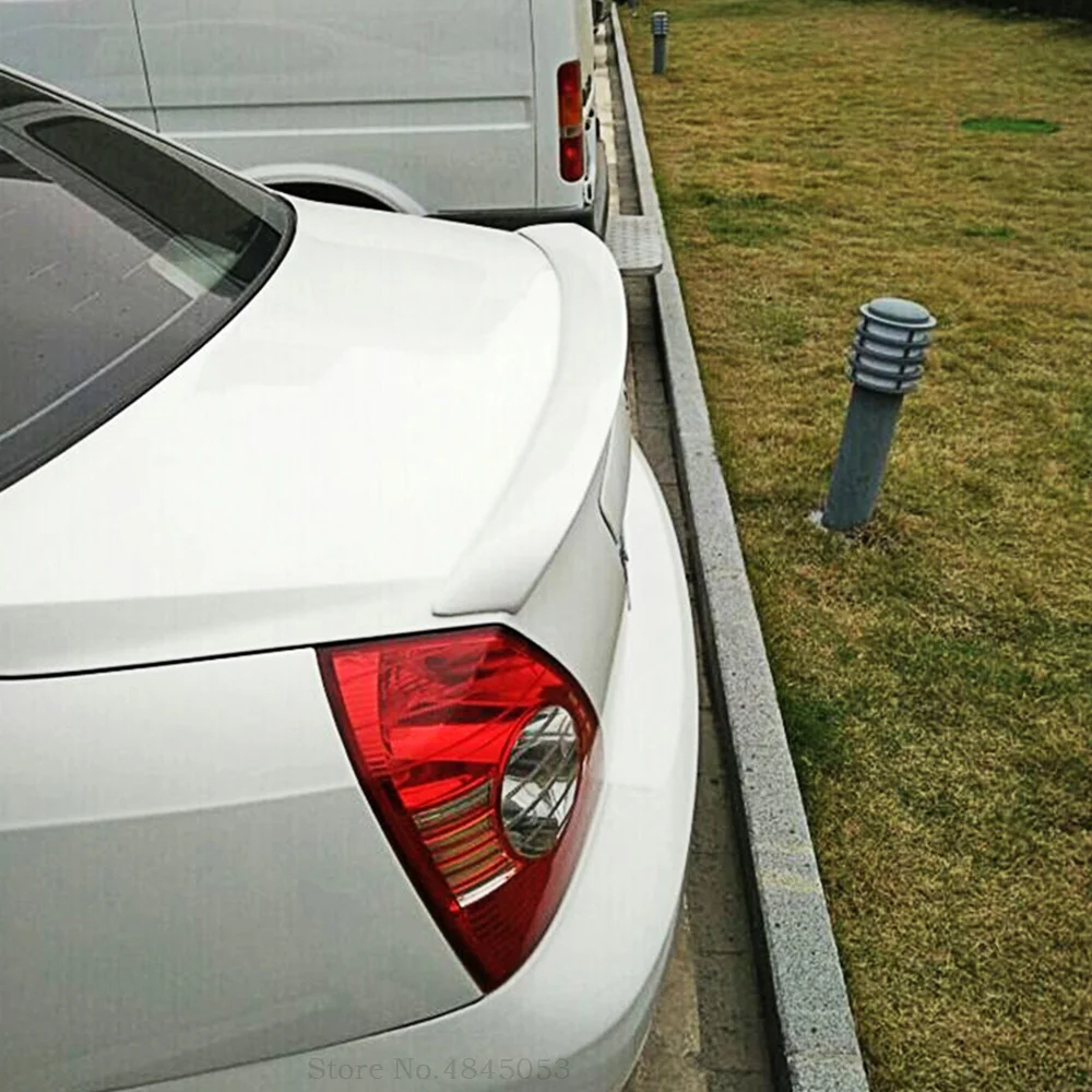 Для HYUNDAI ELANTRA задний спойлер 2004 2005 2006 2007 2008 2009 2010 2011 заднего крыла первоклассника Цвет сзади черно-белые спойлер