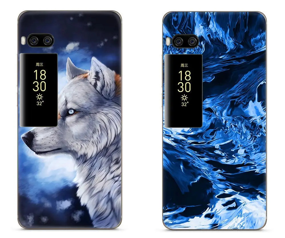 Чехол для телефона для Meizu Pro7 Pro 7 Plus M5C M5S M6 Note U10 U20 TPU мягкая задняя крышка высокого качества цветная Раскрашенная Прямая поставка с фабрики