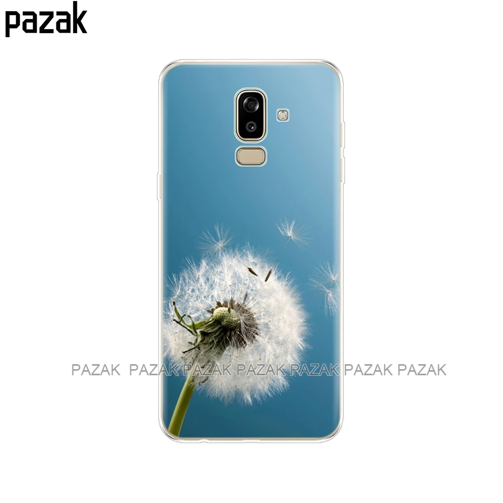 Силиконовый чехол для samsung Galaxy J8 чехол для телефона задняя крышка для samsung Galaxy J8 j810 Funda для samsung J8 coque - Цвет: 61380