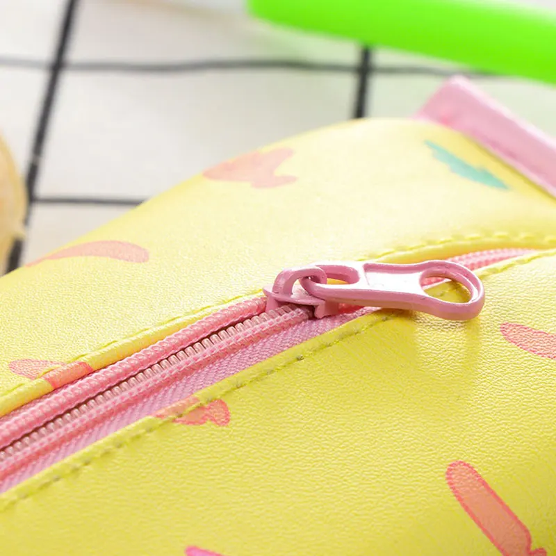 1 x креативный интересный оболочка из ПУ кожи ручка пакет с молнией женская сумка