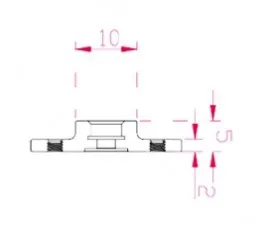 Серводвигатель 24T из алюминиевого сплава с ЧПУ синего цвета для сервопривода