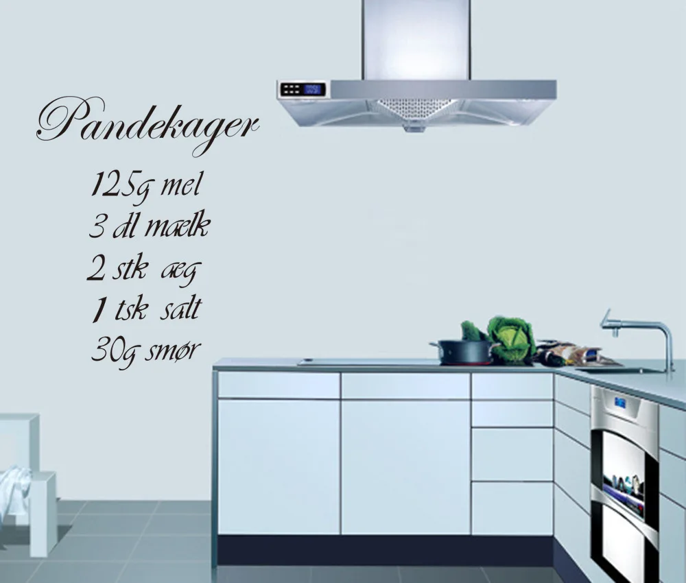 Датские персонажи Pandekager стикер на стену кухня Backsplash Декор Наклейка ПВХ