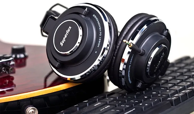 Superlux HD631 профессиональные наушники DJ закрытого типа монитор уровня hifi басов