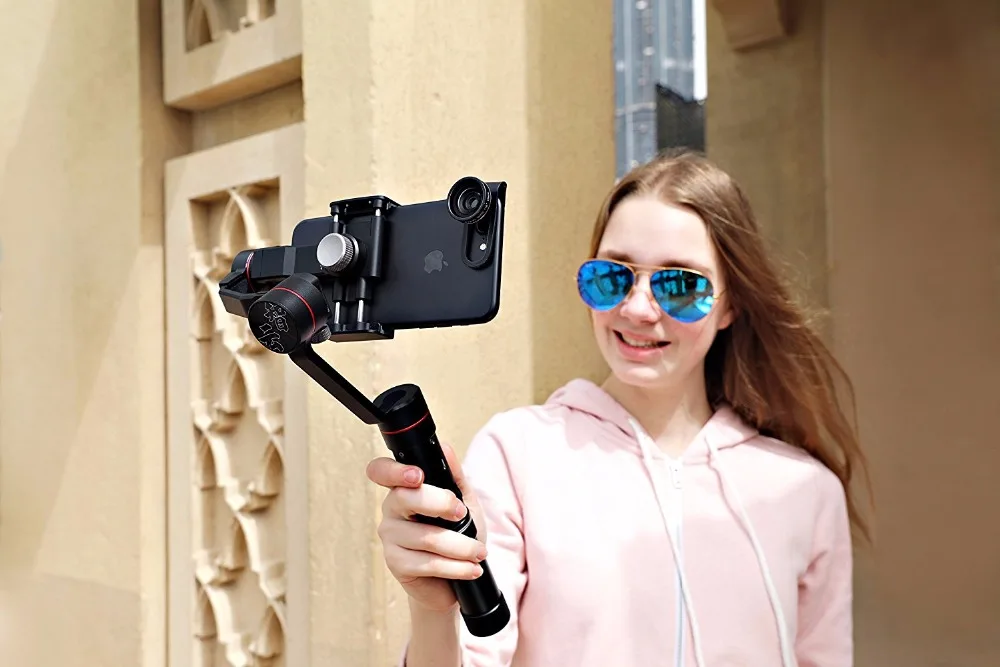 Zhiyun Smooth III Smooth 3 оси ручной карданный Крепление камеры для смартфонов, таких как iPhone 7,6 Plus, 6, 5S, 5C, samsung S6, S5, S4