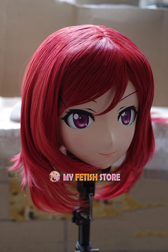 (KM0251) Высококачественная Женская/Девушка ручной работы Lovelive Смола 3/4 голова Maki