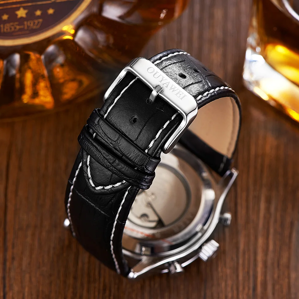 Часы наручные мужские механические Роскошные водонепроницаемые автоматические