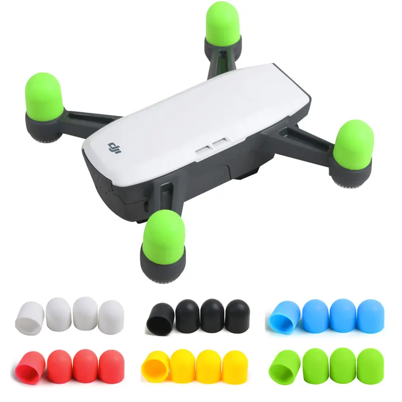 4 шт./лот цветная силиконовая Крышка для двигателя DJI Spark защита от падения пыли