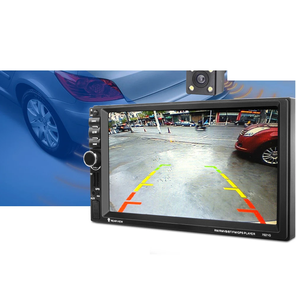 Greenwon 7 &quotСенсорный экран 7021G автомобиль Bluetooth MP3/MP4/MP5 плеер gps навигации Поддержка