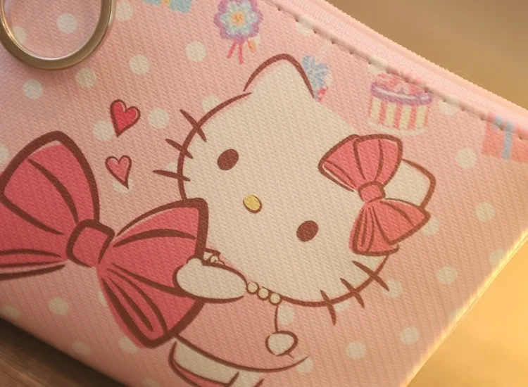 Случайная! Kawaii Mini hello kitty Кошелек для монет My Melody Gemini маленький двойной кошелек со звездами PU Чехол сумка для ключей B61