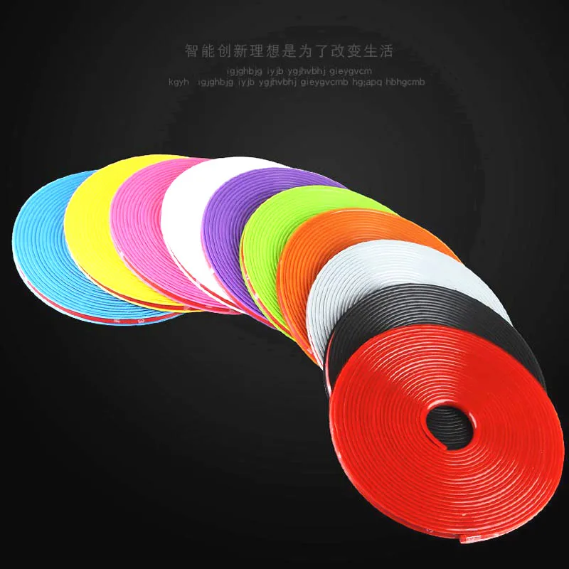 Защитная Наклейка на колесо автомобиля 8 м декоративная полоса для Skoda Octavia Fabia Rapid