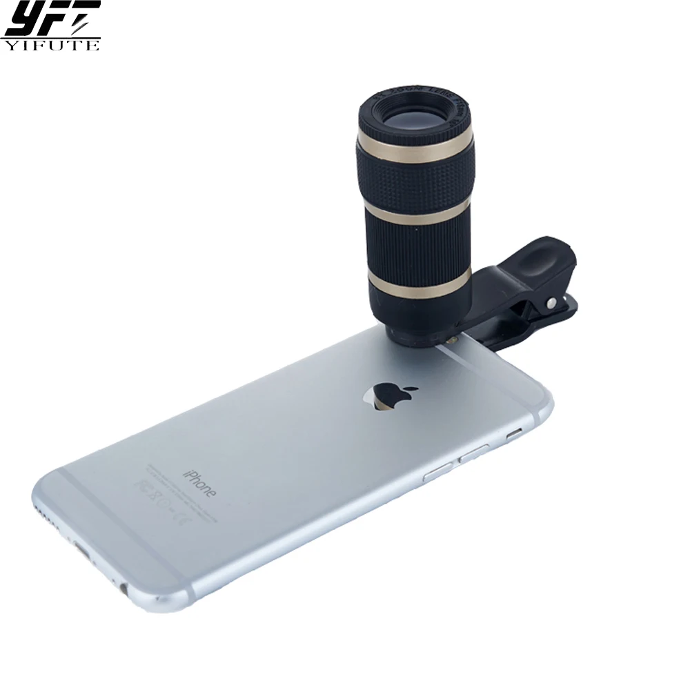 Универсальный 8x зум объектив телескоп для мобильных телефонов камеры iPhone 6 7 plus