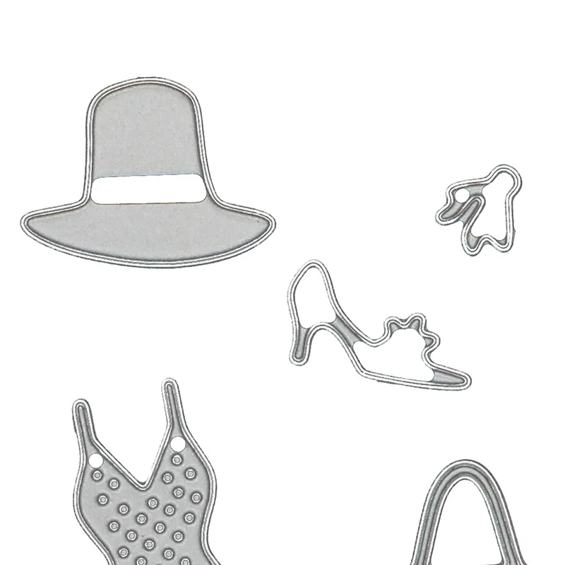 6 шт./лот металла Штанцевые формы манекен форма платье Костюмы Интимные