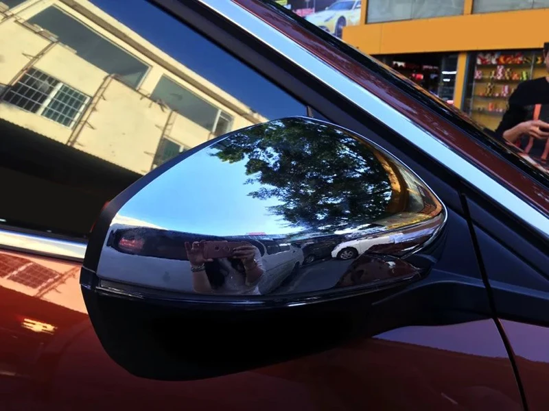 Аксессуары хромированный чехол для зеркала заднего вида из АБС-пластика 2 шт. Peugeot