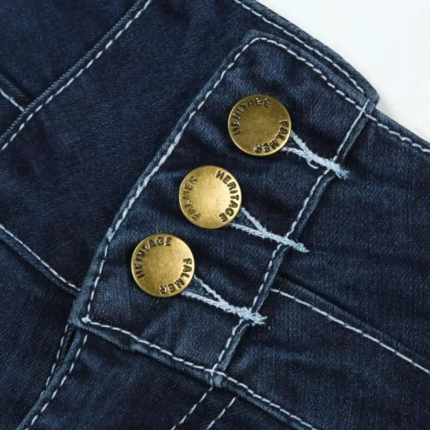 Pencil Dark Blue High Waist Jeans Women Skinny Ripped Denim Trousers Fashion For Stretch Pants 7 |