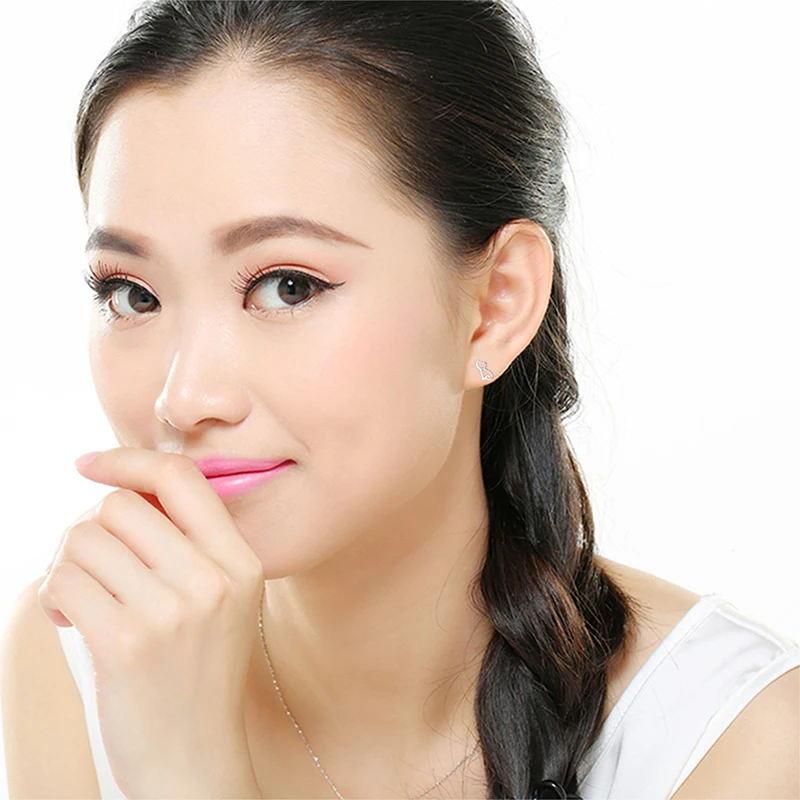 Серьги-гвоздики Кошки из стерлингового серебра 925 для женщин, модные, изысканные, простые, красивые, высокого качества.