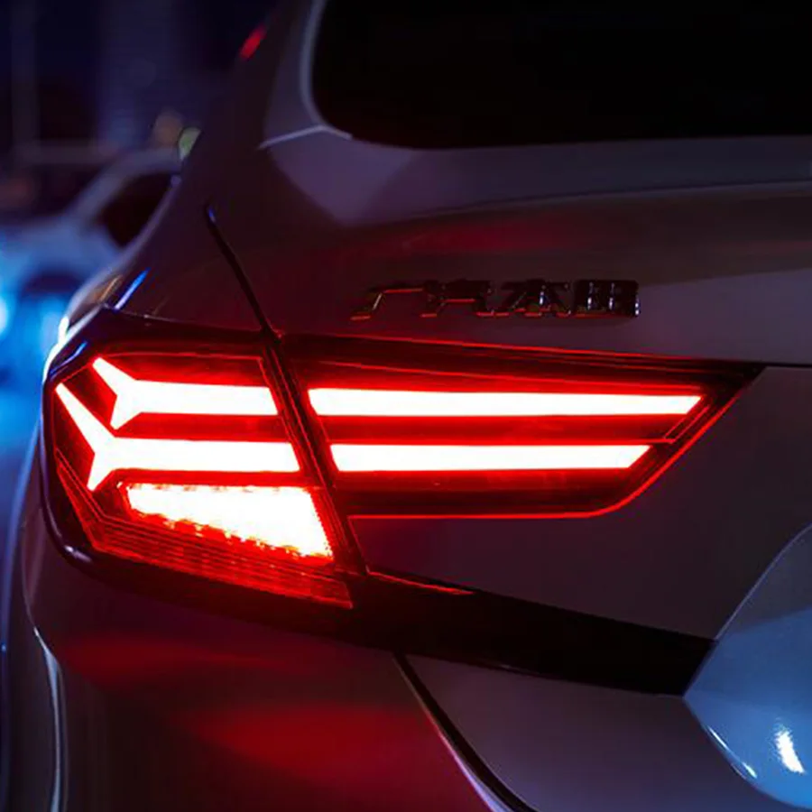 Стайлинг автомобиля 2018-2019 для Honda accord светодиодный ные задние фонари