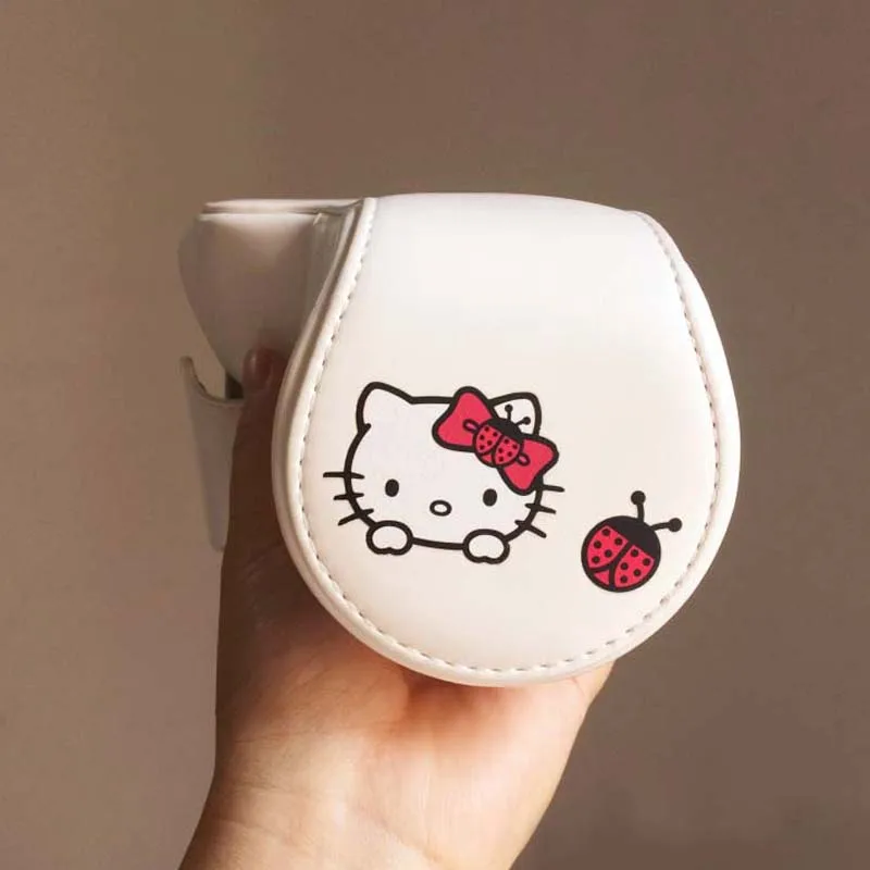 Roadfisher рисунок «Hello Kitty» печати искусственная кожа Камера сумка Вставить чехол защищает крышку для Canon EOS M3 M2 M10 100D sony A5000 a5100 A6000