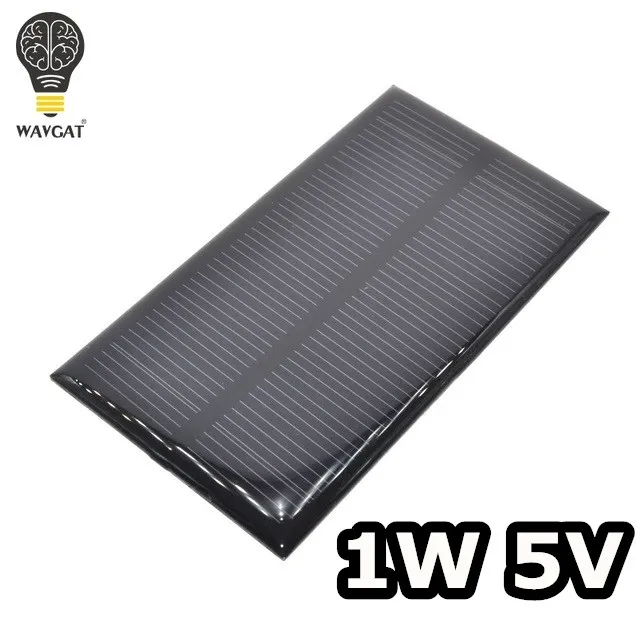 Умная солнечная панель 1 Вт 5 В для электроники DIY Маленькая сотового телефона