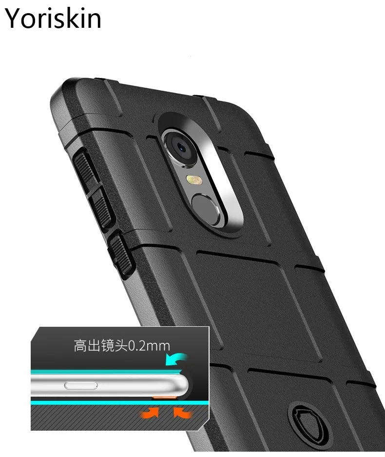 Новый Прочный противоударный чехол для Redmi 5 силиконовый мягкий сверхпрочный