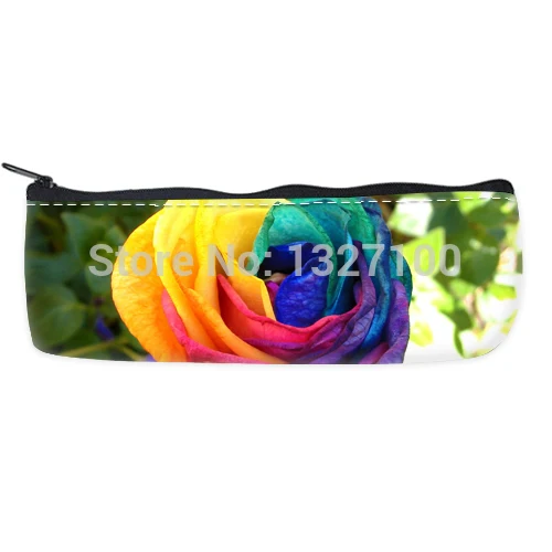 Personality Rainbow Flower Pencil Case Bag College Of The Wind|bag bead|case peacockcase desk |