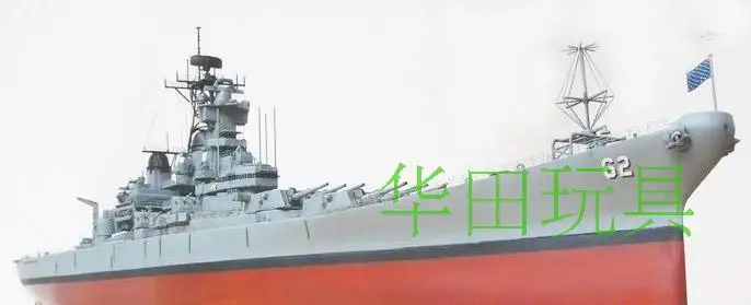 Соединенные Штаты Миссури линкор Scale1: 350 Электрический военный корабль игрушка Мальчик День рождения/вечерние/Свадьба/Рождественский подарок A603