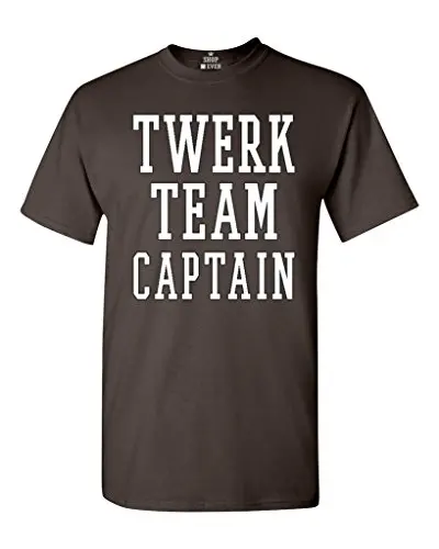 Twerk Капитан Команды Футболки Смешные Новые Люди Летние Топы отдых Рубашки