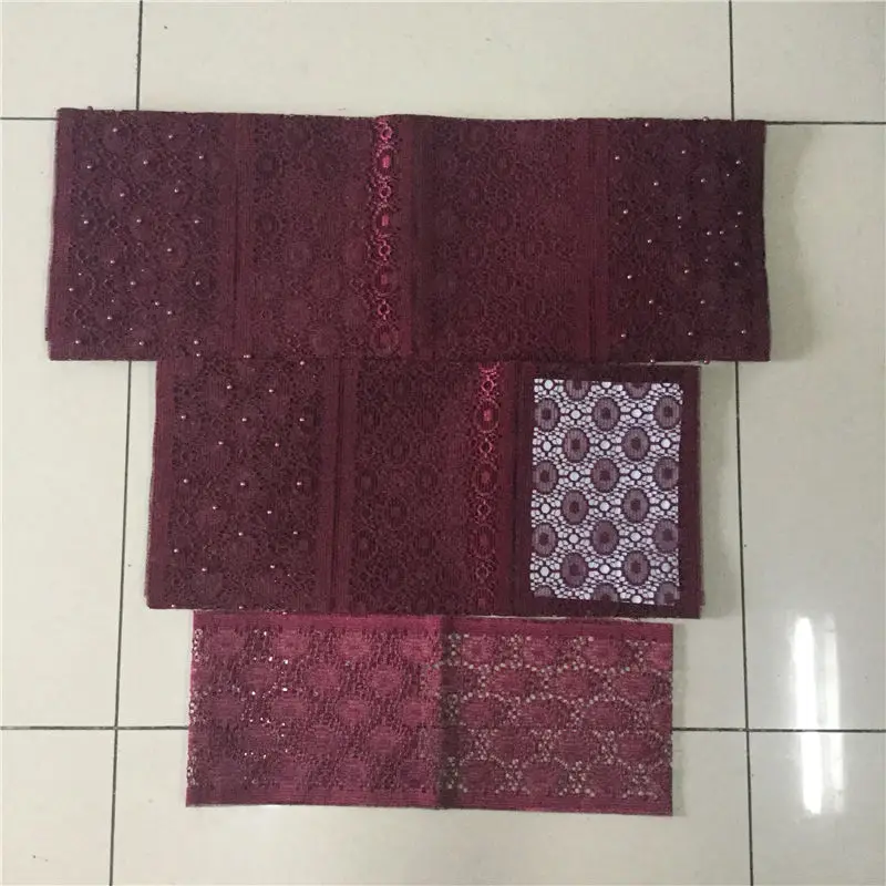 Нигерийский желтый головной убор aso oke с бусинами Африканский sheadtie gele женский для