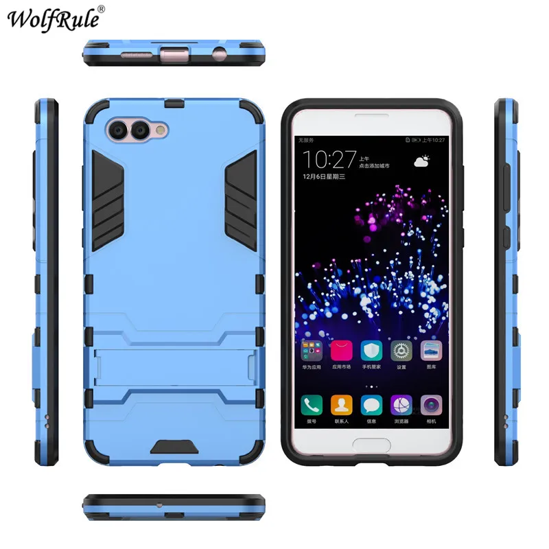 Чехол wolflule для Huawei Nova 2S силиконовый и поликарбонатный держатель телефона