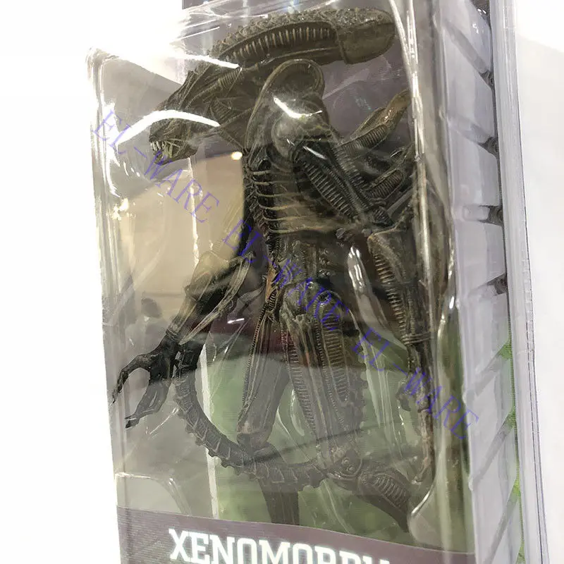 7 дюймов инопланетянин NECA Серия 1 желтый Xenomorph Воин 18 см ПВХ фигурка коллекционная