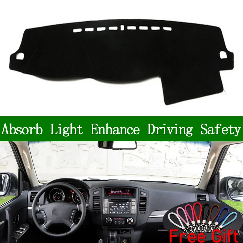 Противоскользящий коврик для приборной панели Mitsubishi Pajero Montero 2007 2008 2009 2019