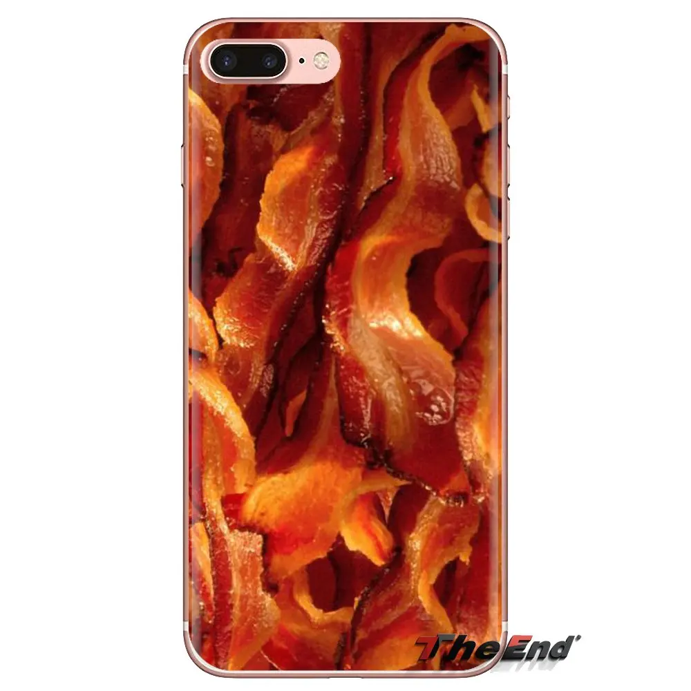 Силиконовые чехлы для Huawei G7 G8 P7 P8 P9 P10 P20 P30 Lite Mini Pro P Smart Plus 2017 2018 2019 Love Delicious Bacon Poster |
