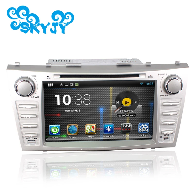 1024*600 автомобильный DVD плеер для Toyota Camry 2007 2010 GPS Android 8 1 четырехъядерный дюймов