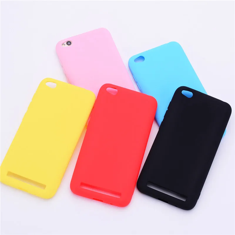 Силиконовый чехол для Fundas Xiaomi Redmi 5A, чехол из мягкого ТПУ, цветная матовая задняя крышка для Xiaomi Redmi 5A, кожаный чехол, чехлы для мобильных телефонов