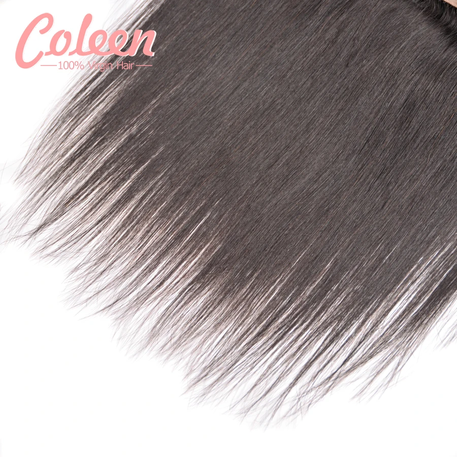 4 Расслоение Бразильские Волосы Переплетения Расслоения С Закрытие 4*13