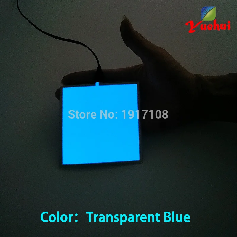 

6 цветов на выбор, 10x10 см EL-панель для дисплея, праздника, автомобиля, дома, модели, фестиваля и вечерние НКИ, украшение «сделай сам» без водителя